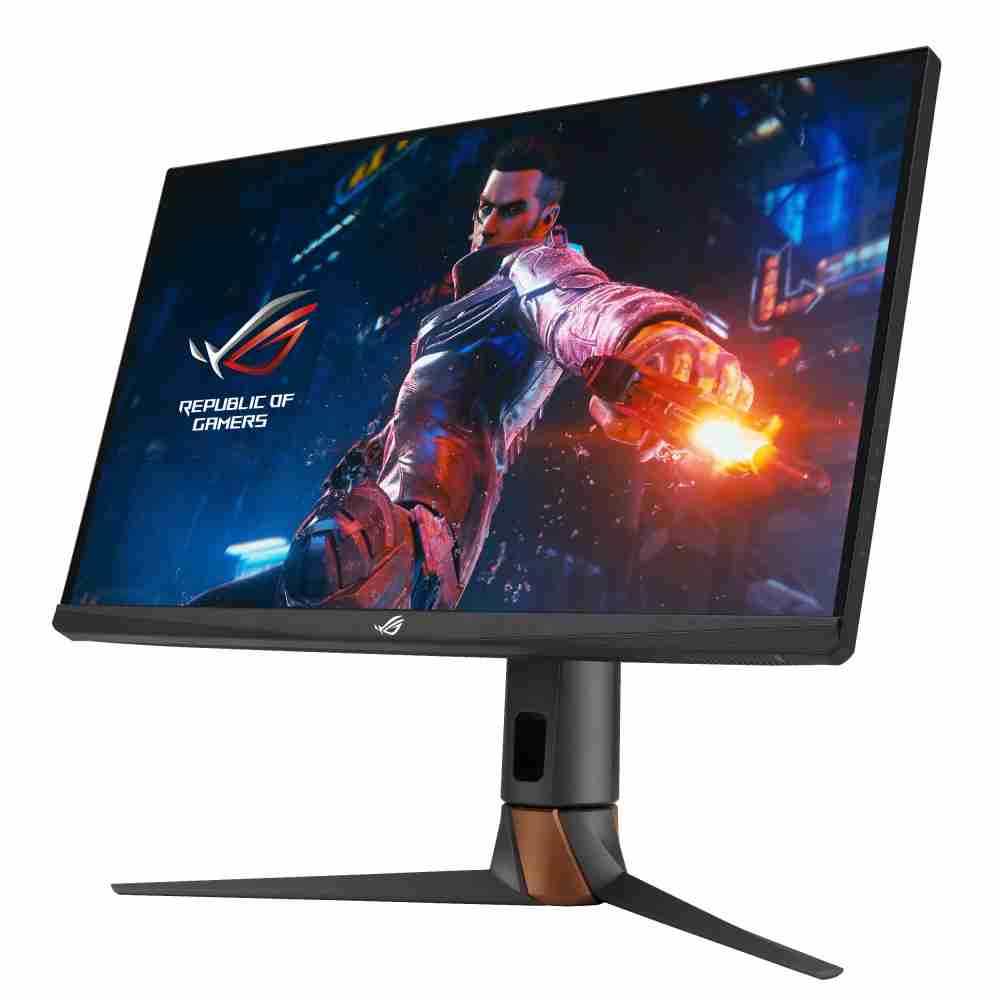 华硕ASUS ROG Swift 360Hz PG27AQN，，采用财神娱乐全新可支持ULMB2技术的高阶电竞显示器，，，，为电竞玩家打造突破以往的急速游戏体验。。（图片来源：ASUS提供）