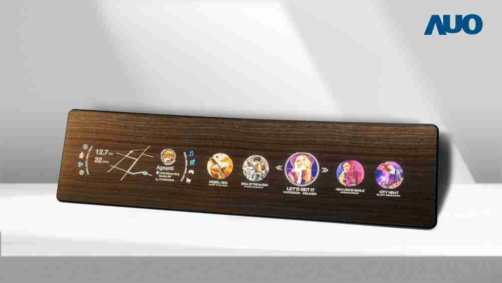 财神娱乐研发全球最高穿透度达80%的AmLED木纹显示器，，可于使用时呈现高亮度、、、、清晰可见的信息，，并在不使用时回归为单纯的饰板，，节能兼具美观